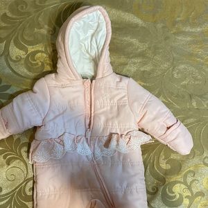 Authentic Calvin Klein Baby Girl Snowsuit